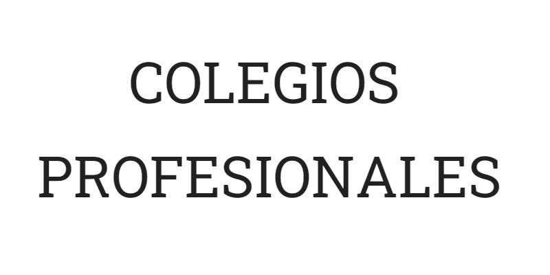 Colegios Profesionales