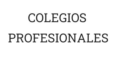 Colegios Profesionales de España